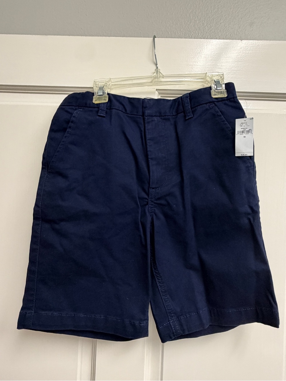Boy’s Navy Cotton Chino Shorts - uniform
